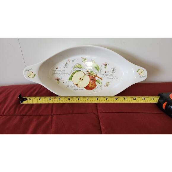 Kent Pottery Apple Oval Baking Dishes Set of 3 Fruit Collection Vintage Home Art - Picture 14 of 16